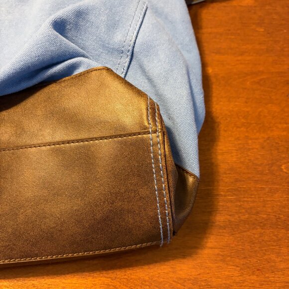 Pottery Barn Teen messenger bag canvas intials monogram TAY - Picture 7 of 14